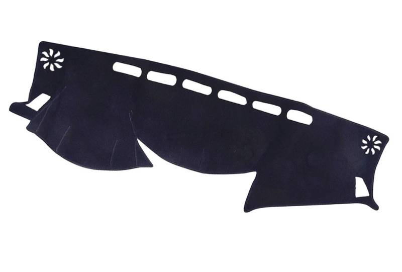 Auto Dash Mat Für Nissan Für Navara D23 NP300 ST-X ST SL PRO-4X 2021 2022 2023 Auto Dashmat Dashboard Abdeckung Pad Protector LHD Schwarz Polyester Auto Dashboard Cover von Cvgffs