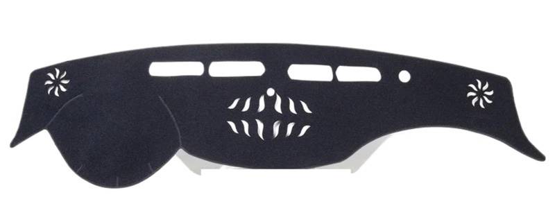Auto Dash Mat Für Nissan Für Patrol Y62 Für Armada 2010-2017 2018 2019 2020 2021 2022 Auto Armaturenbrettmatte Sonnenschutz Schutzteppich Armaturenbrettmatte Auto Dashboard Cover(LHD Black) von Cvgffs