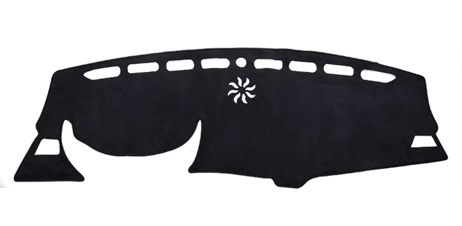 Auto Dash Mat Für Peugeot 3008 5008 2017 2018 2019 2020 Auto Dashboard Matte Sonnenschirm Schutz Teppich Dash Mat Dashmat Auto Dashboard Cover(LHD Black) von Cvgffs