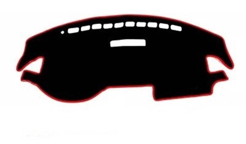 Auto Dash Mat Für Suzuki Für Swift 2005-2013 2014 2015 2016 Auto Armaturenbrett Vermeiden Licht Pad Instrument Plattform Schreibtisch Abdeckung Matten Teppiche Auto Dashboard Cover(Red) von Cvgffs