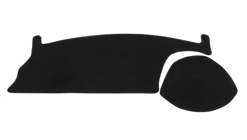 Auto Dash Mat Für Toyota 86 GR86 Für Subaru BRZ 2022 2023 2024 Auto Dashboard Matte Sonnenschirm Schutz Teppich Dash Matte Auto Dashboard Cover(RHD Black) von Cvgffs
