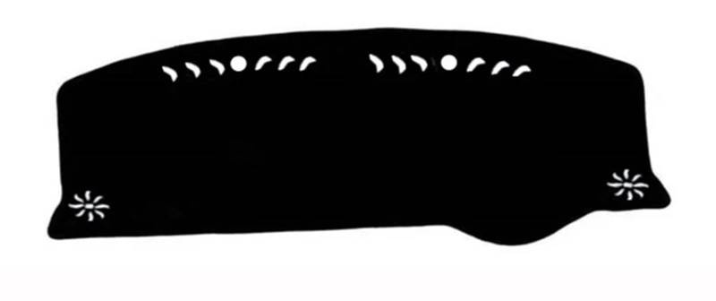 Auto Dash Mat Für Toyota Fielder 2014 2015 2016 2017 2018 2019 2020 Auto Innere Dashboard Abdeckung Dash Matte Teppich Kissen Sonnenschutz Dash Matte Auto Dashboard Cover(Schwarz) von Cvgffs