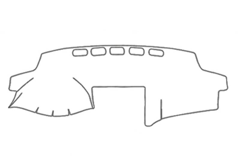 Auto Dash Mat Für Toyota Für Camry 2007-2011 Auto Dashboard Abdeckung Dash Mat Dashmat Matten Sonnenschutz Pad Instrument Plattform Teppich Auto Dashboard Cover von Cvgffs