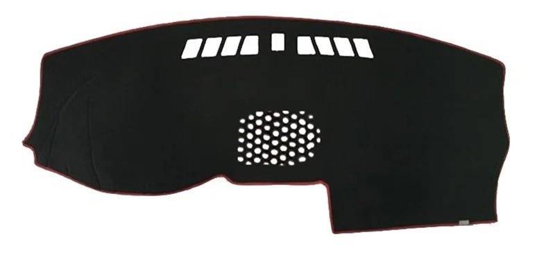 Auto Dash Mat Für Volvo Für XC90 2004 2005 2006 2007 2008 2009 2010 2011 2012 2013 Auto Dashboard Abdeckung Teppich Dashmat Sonnenschutz Pad Auto Dashboard Cover(Schwarz) von Cvgffs