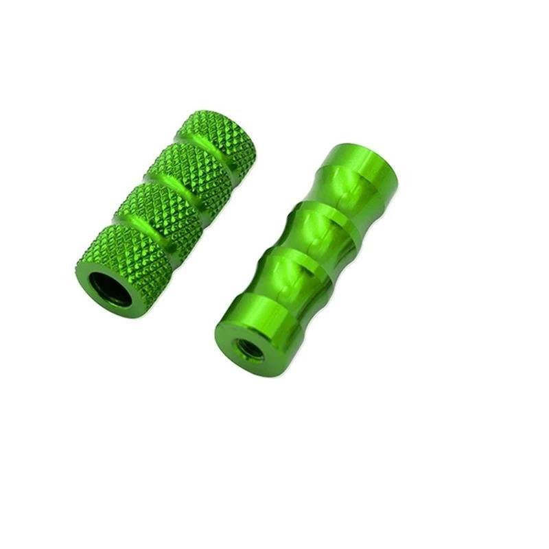 Fußrasten Motorrad Für Kawasaki Motorrad Getriebe Schalthebel Bremspedal Kappe Fuß Peg Shifter Pedal Fußstütze Motorrad Zubehör Motorrad Fußrasten(Grün) von Cvgffs