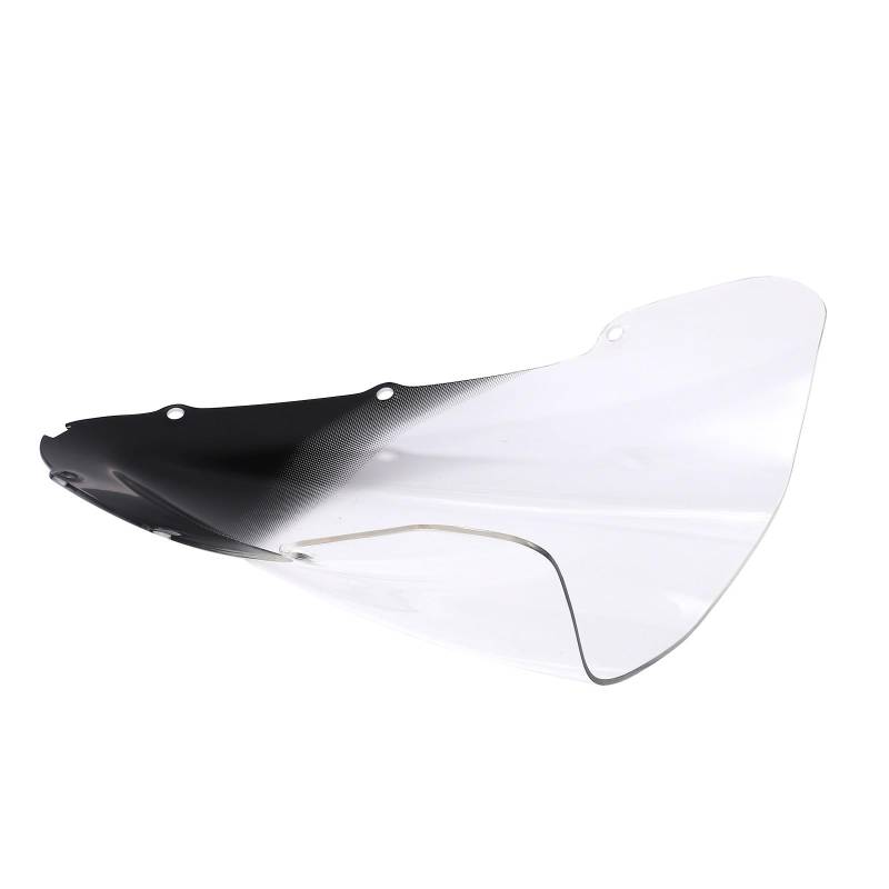 Motorrad Windschutzscheibe Für CBR 600 Für F4I 2001 2002 2003 2004 2005 2006 2007 Motorrad Zubehör Klar Schwarz Double Bubble Windschutzscheibe Windschutzscheibe Motorrad Windschild Spoiler von Cvgffs