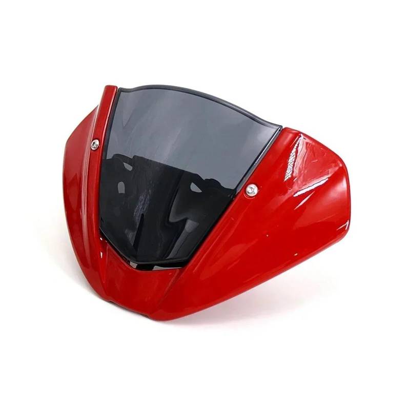 Motorrad Windschutzscheibe Für Ducati Für Monster 950 Für Monster 937 2021 2022 Motorrad Windschutzscheibe Windschutz Schild Deflektor Schutz Abdeckung Zubehör Motorrad Windschild Spoiler(Red Gray) von Cvgffs