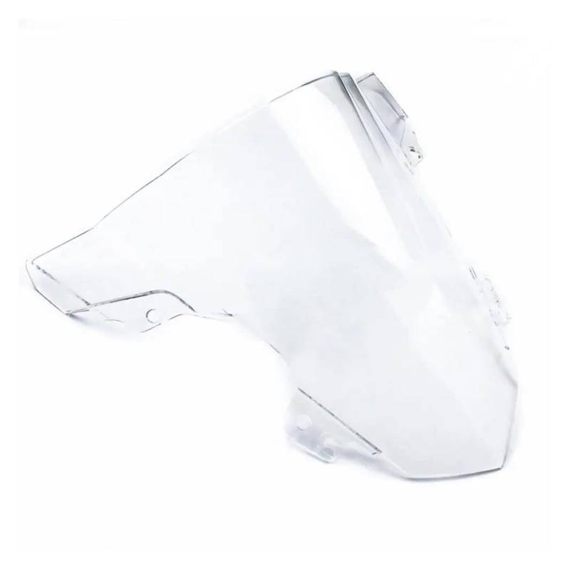 Motorrad Windschutzscheibe Für S1000RR Für S1000 Für S1000R 2015 2016 2017 2018 Schwarz Motorrad Windschutzscheibe Wind Bildschirm Double Bubble Motorrad Windschild Spoiler(White) von Cvgffs