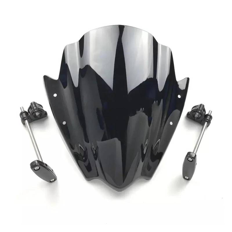 Motorrad Windschutzscheibe Für Suzuki Motorrad 7/8 "1" Universal 22mm-25mm Lenker Windschutzscheibe Windschutz Windabweiser Motorrad Windschild Spoiler von Cvgffs