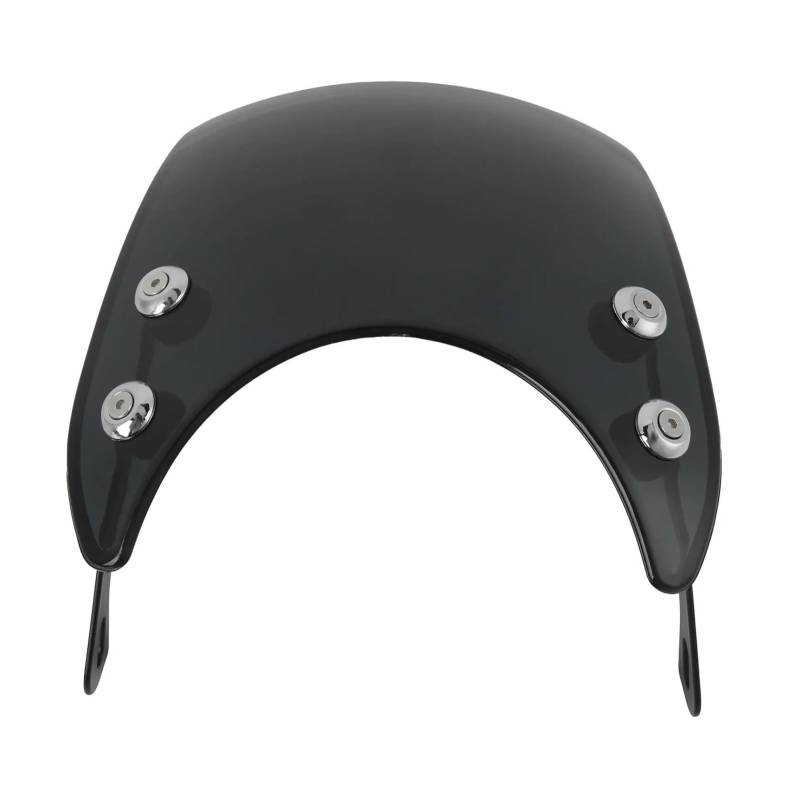Motorrad Windschutzscheibe Universal Für 5-7 Zoll Scheinwerfer Motorrad Teil PC Windschutzscheibe Windschutz Ersatz Retro Motorrad Windschutzscheibe PC Windabweiser Motorrad Windschild Spoiler von Cvgffs