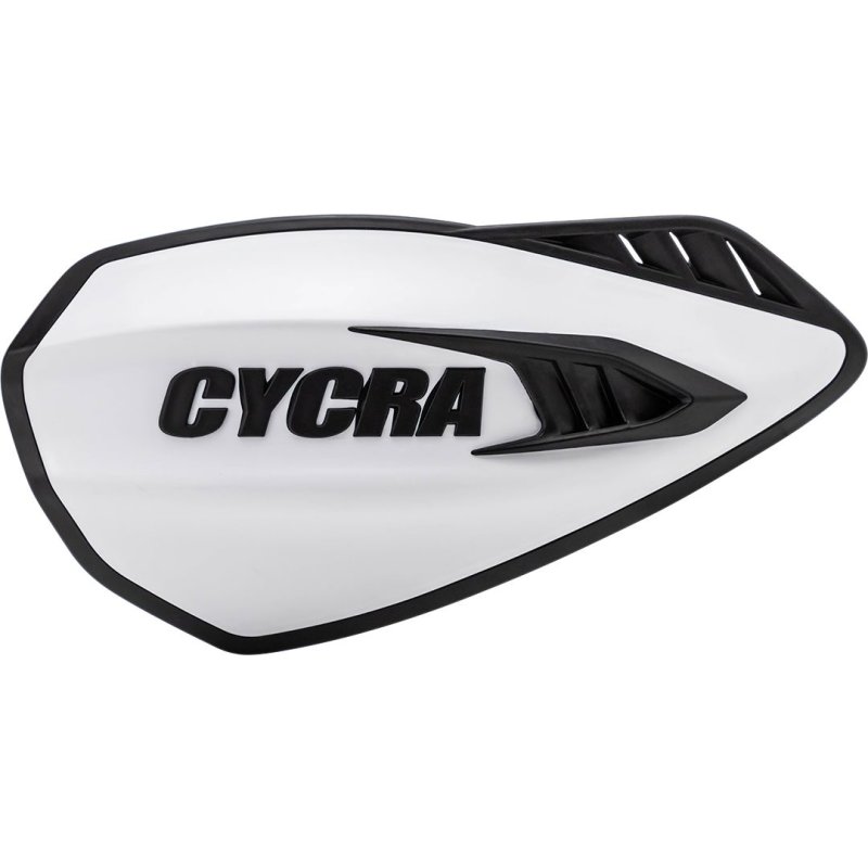 White/Black Cyclone Handguards von Cycra