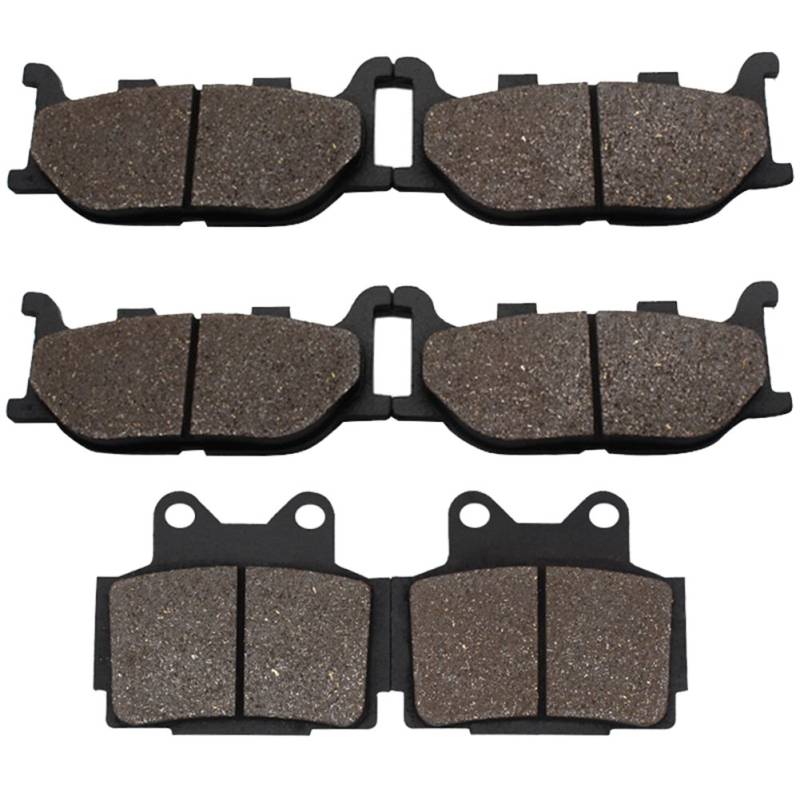 Cyleto Bremsbeläge Vorne und Hinten für YAMAHA TZR 150 R 2000 XJR 400 Brembo calipers 1995-1999 XJ 600 Diversion 1998-2003 von Cyleto