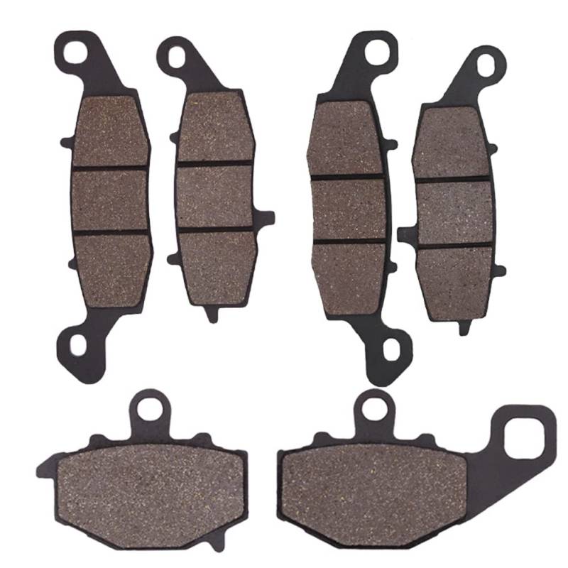 Cyleto Bremsbeläge Vorne und Hinten für Z750 Z 750 ZR750 2004-2006 Z750 S ZR 750 2005-2007 GPZ 1100 E1/E2/F1 1995-1998 von Cyleto