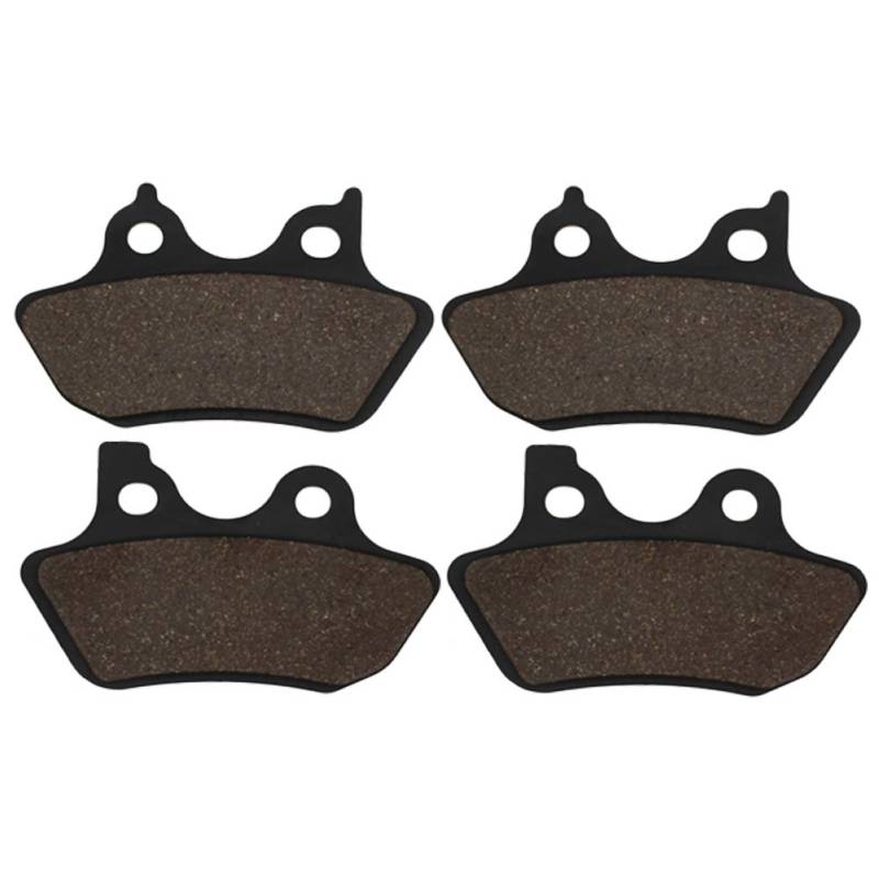 Cyleto Bremsbeläge vorne & hinten für Harley Davidson Softail FXSTDI FXSTD Softail Deuce/i 2000 2001 2002 2003 2004 2005 2006 2007 von Cyleto