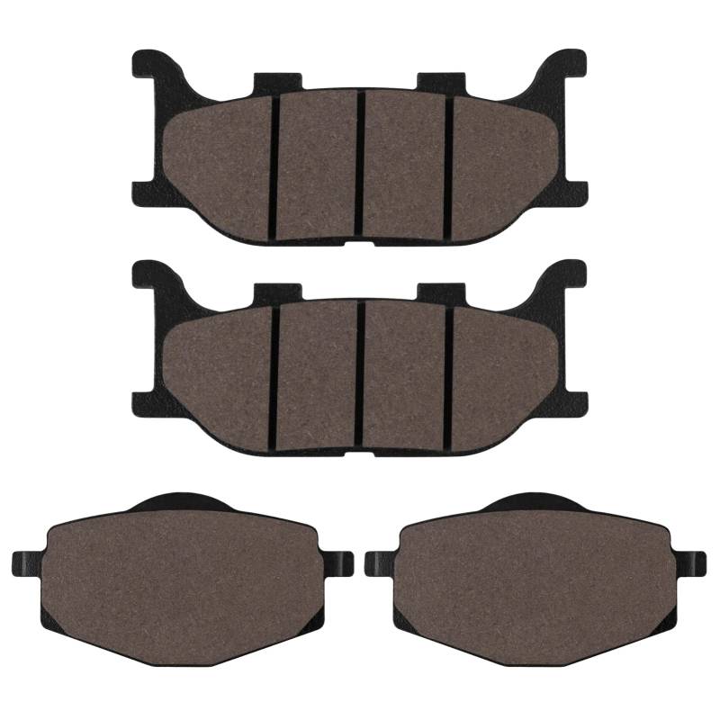 Cyleto Bremsbeläge vorne und hinten für YAMAHA TDR125 TDR 125 1993 1994 1995 1996 1997 1998 1999 2000 2001 2002 2003 von Cyleto