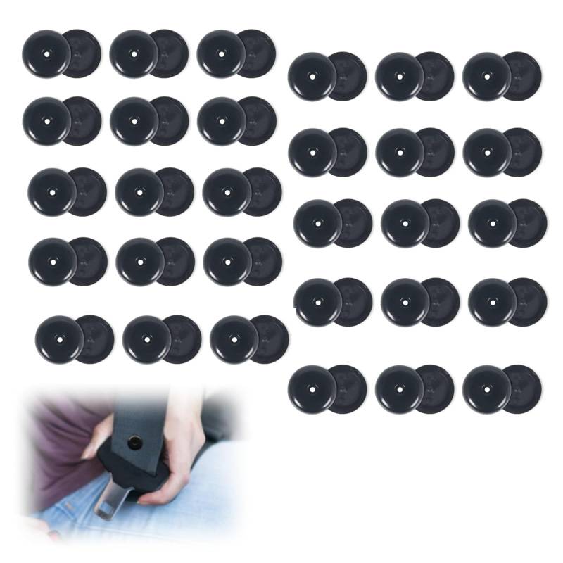 Sicherheitsgurt Stopper,Gurtstopper Sicherheitsgurt Auto Universal Sicherheitsgurt Gurt Knopf, Adatti a Tutte le Cinture di Sicurezza, Facili da Installare, Migliorano la Sicurezza in Aut von Cylocrya