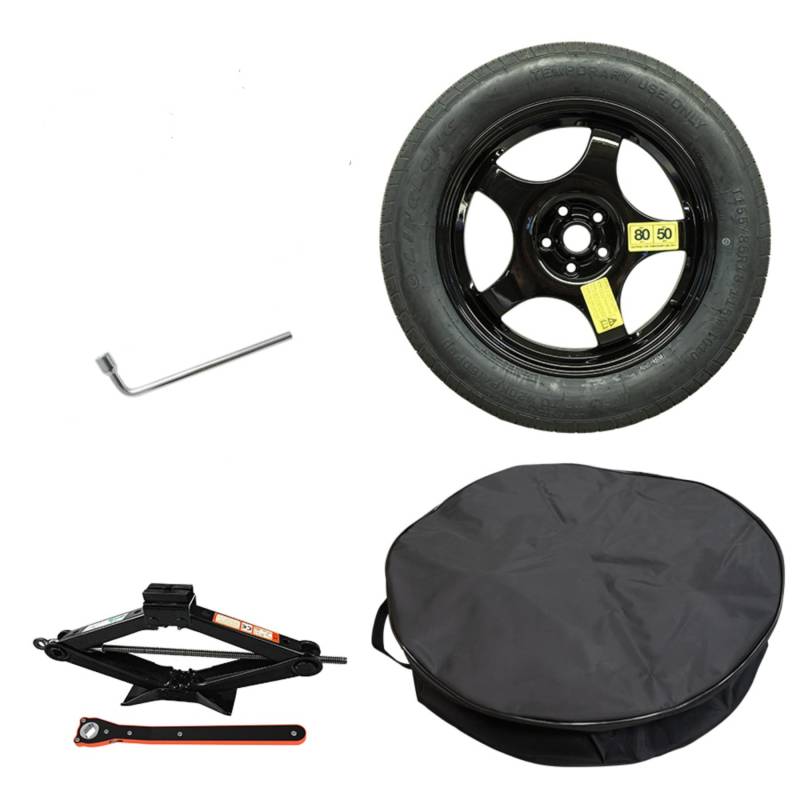 D'angelo Ersatzrad-Set 19 Zoll, kompatibel mit Tesla Model Y mit Wagenheber, Schlüssel, Handschuhe und Tasche 155/85R19 von D'ANGELO 1988