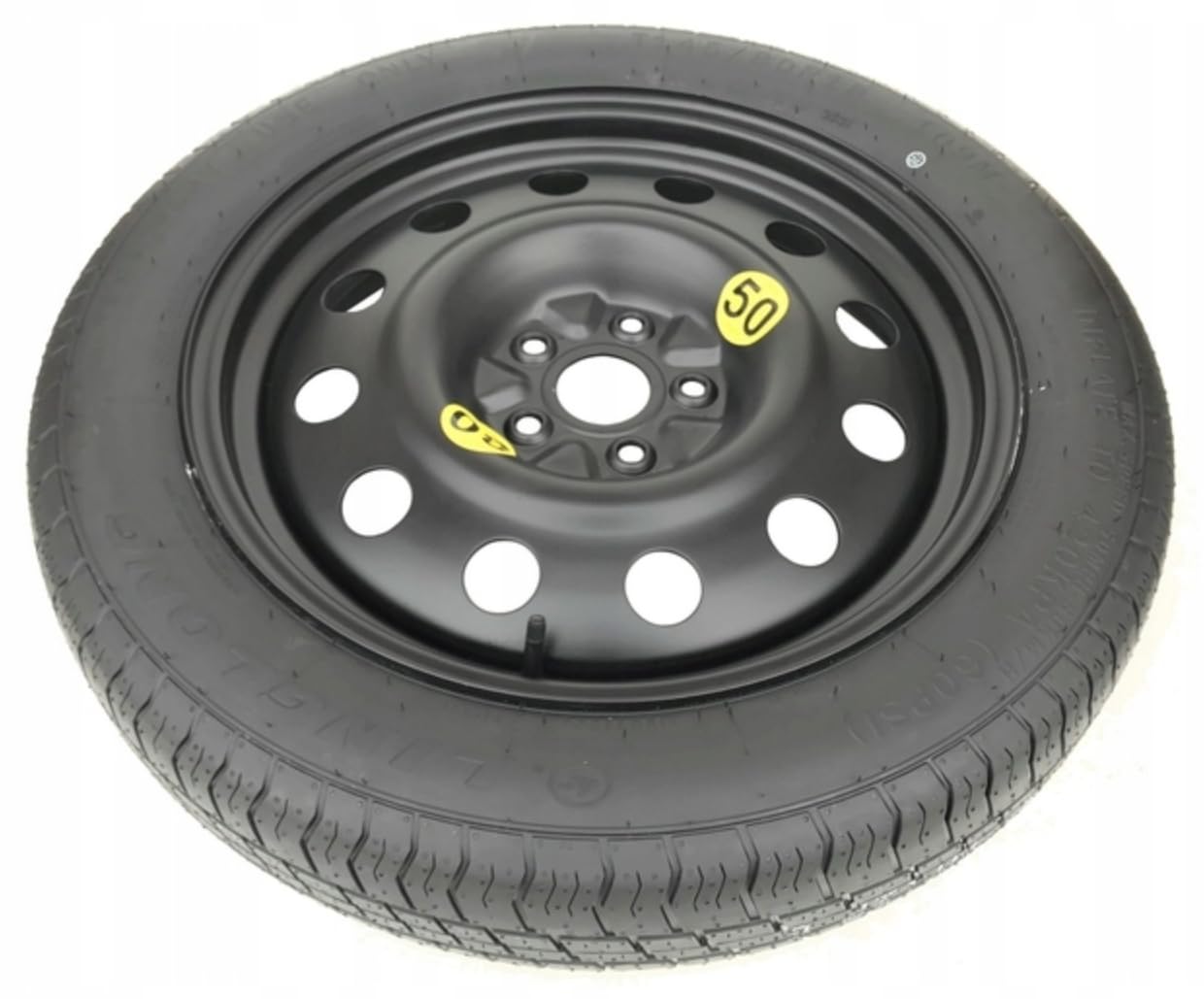 Ersatzrad 18 Zoll, kompatibel mit Jaguar F-Pace 155/85R18 (Abmessungen 73 x 17 cm) von D'ANGELO 1988