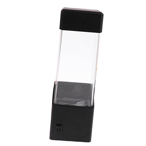 D DOLITY Desktop LED Aquarium Nachtleuchte Tisch Dekorative Lampe für Wohnzimmer Schlafzimmer Arbeitszimmer Kinderzimmer - Qualle von D DOLITY