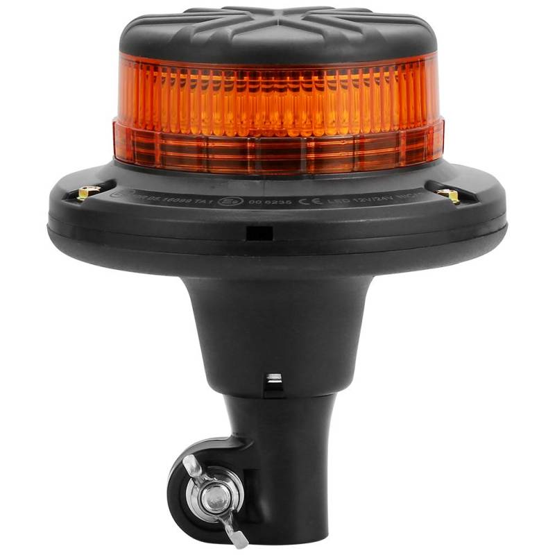 D-TECH 12/24V LED Warnlicht Stroboskoplicht Blinklichter Frontblitzer Rundumleuchte Amber Notlicht-Leuchtfeuer für LKWs Traktoren Gabelstapler von D-TECH