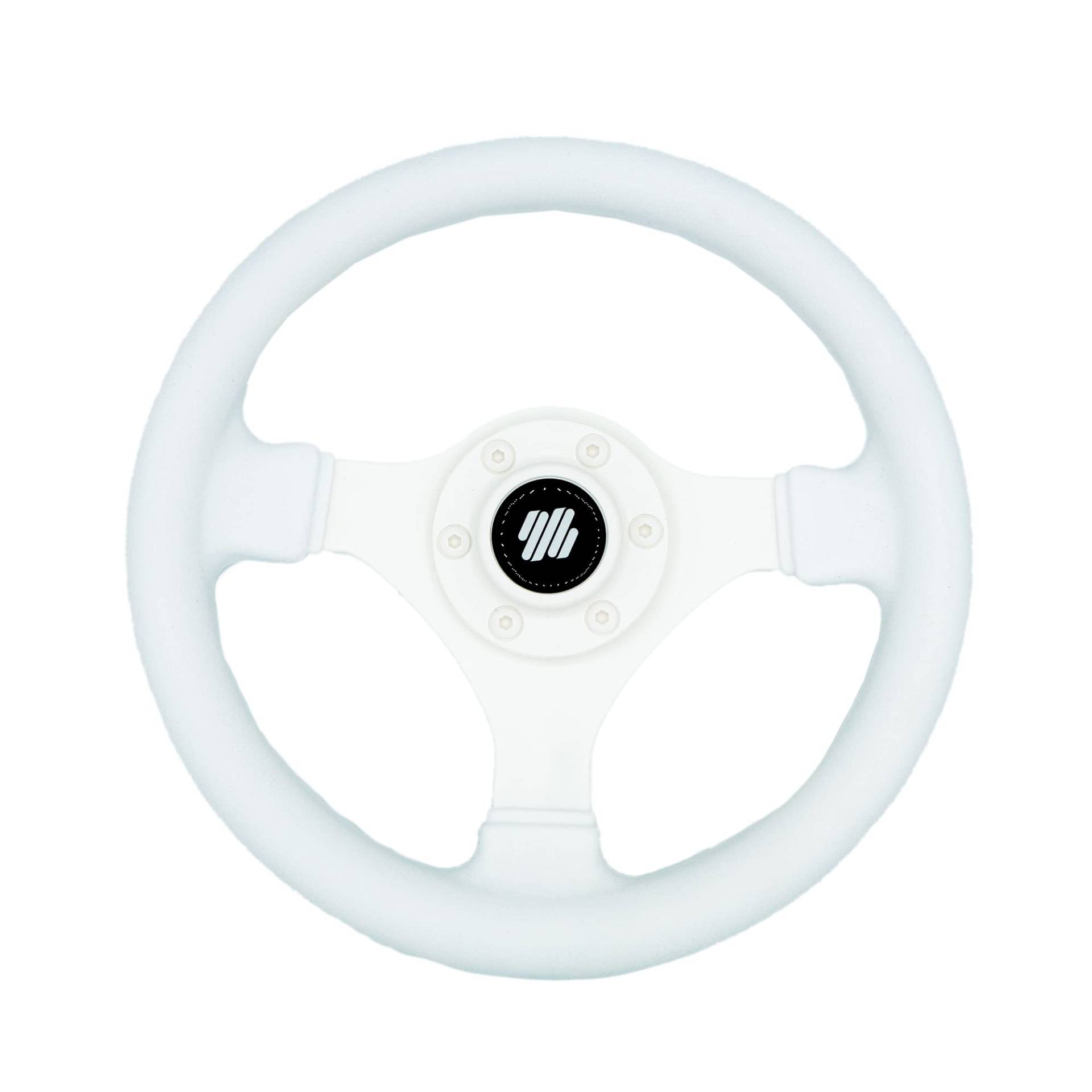 D&W The Motion Corporation DuW Dreispeichenlenkrad V 45 weiss, 3/4 Zoll, 280 mm Ø, 11" D&W The Motion Corporation DuW Dreispeichenlenkrad V 45 weiss, 3/4 Zoll, 280 mm Ø, 11" von D&W The Motion Corporation