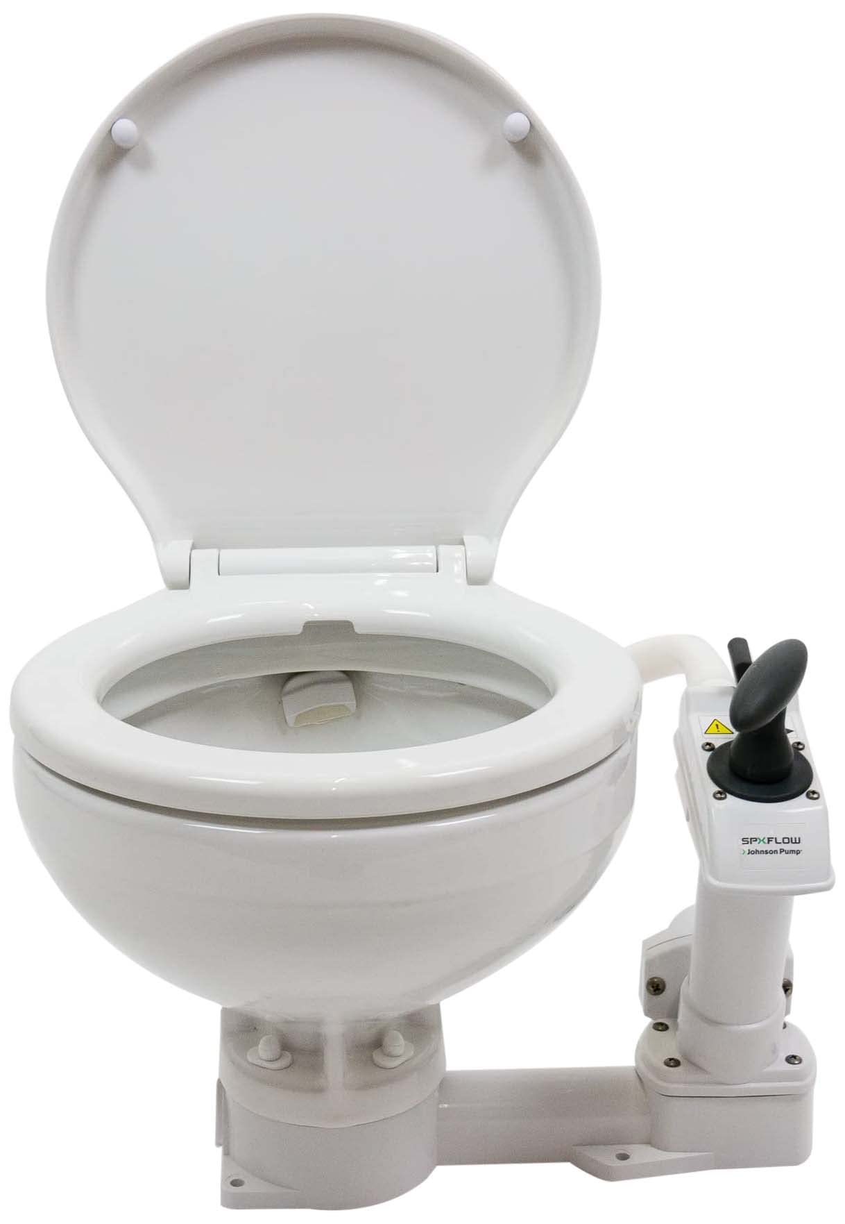 D&W The Motion Corporation DuW Toilette mit Keramikbecken mit Handpumpe 80-47229-01 Compact von D&W The Motion Corporation