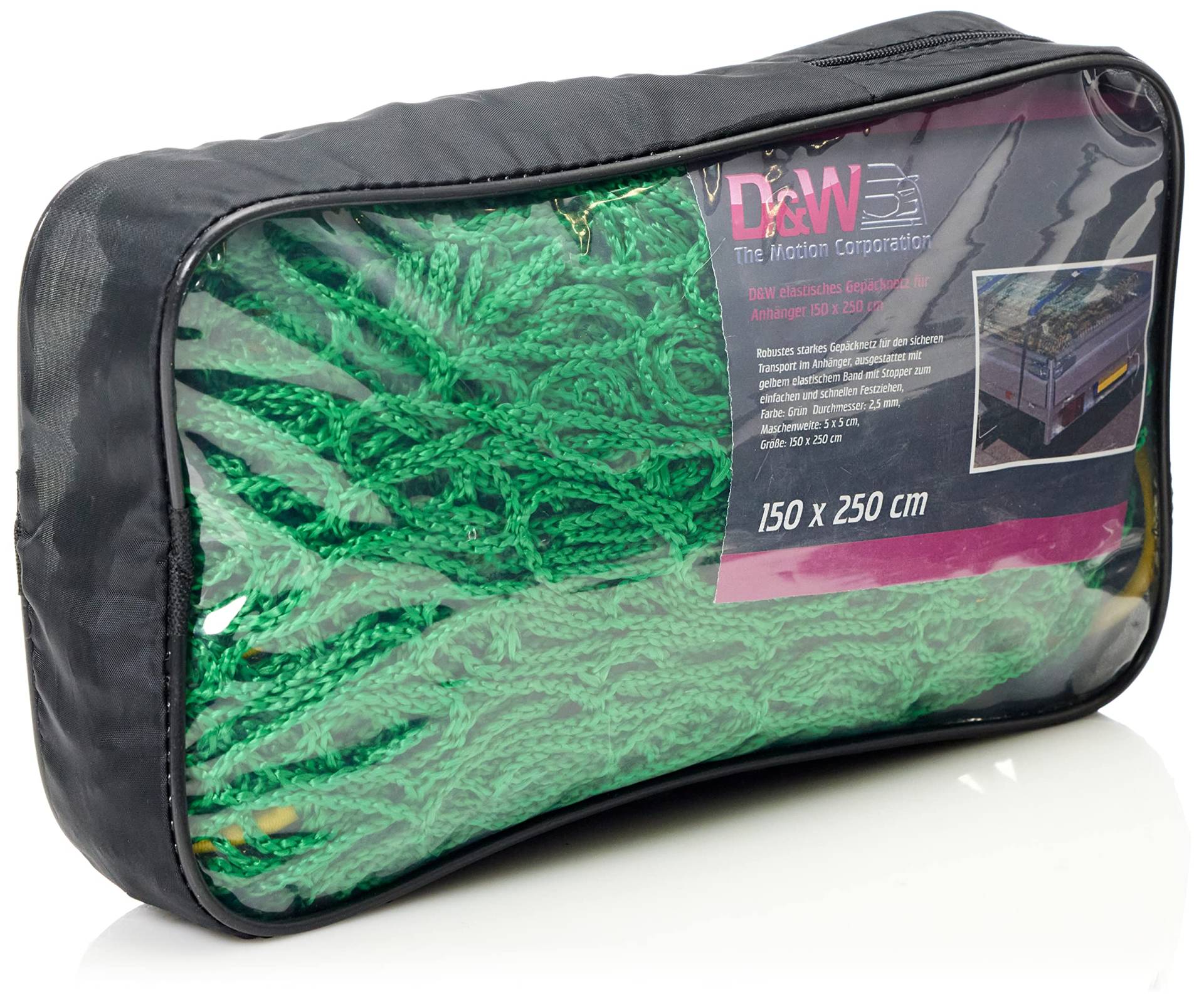 D&W elastisches Gepäcknetz für Anhänger 150 x 250 cm von D&W The Motion Corporation