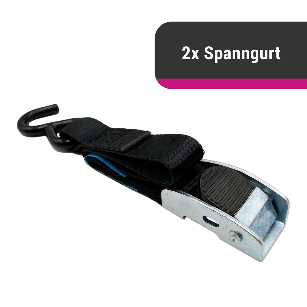 D&W 2x Spanngurt 25mm x 1.8m 150 daN D&W 2x Spanngurt 25mm x 1.8m 150 daN von D&W
