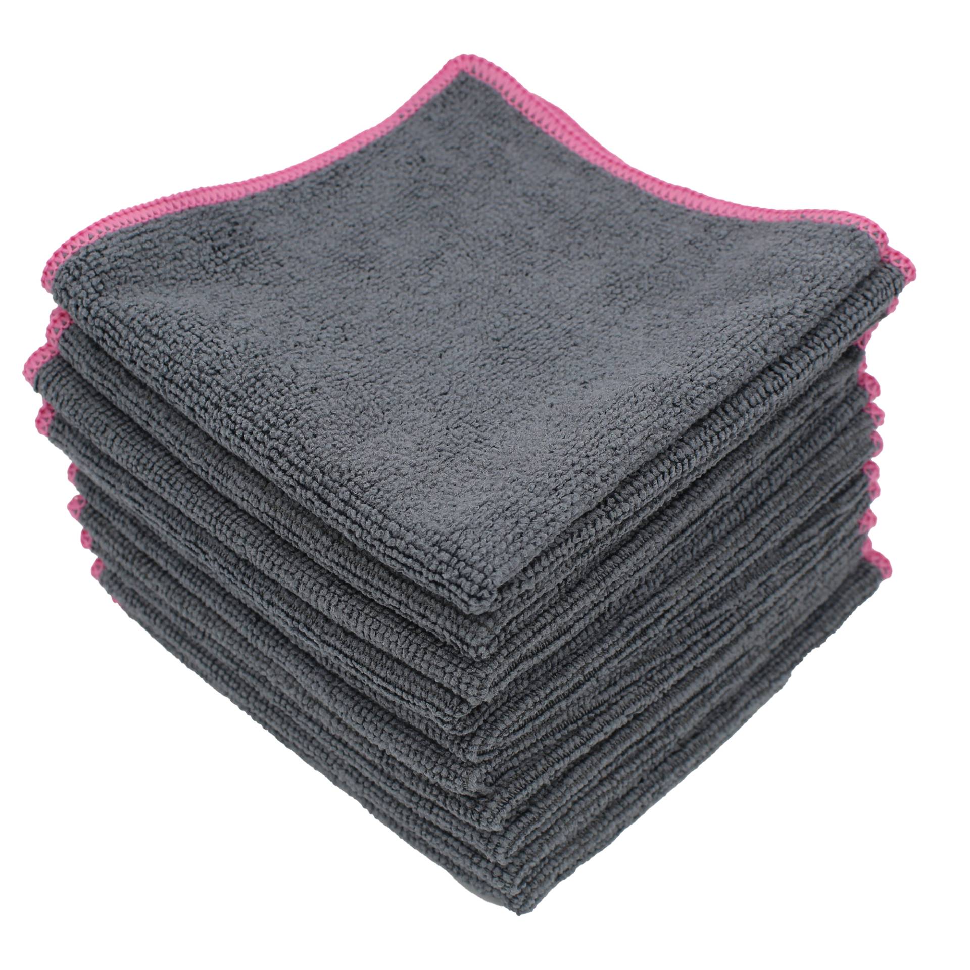 D&W Microfaser Tuch 30x30cm grau/pink 220g/m² 10 Stück D&W Microfaser Tuch 30x30cm grau/pink 220g/m² 10 Stück von D&W