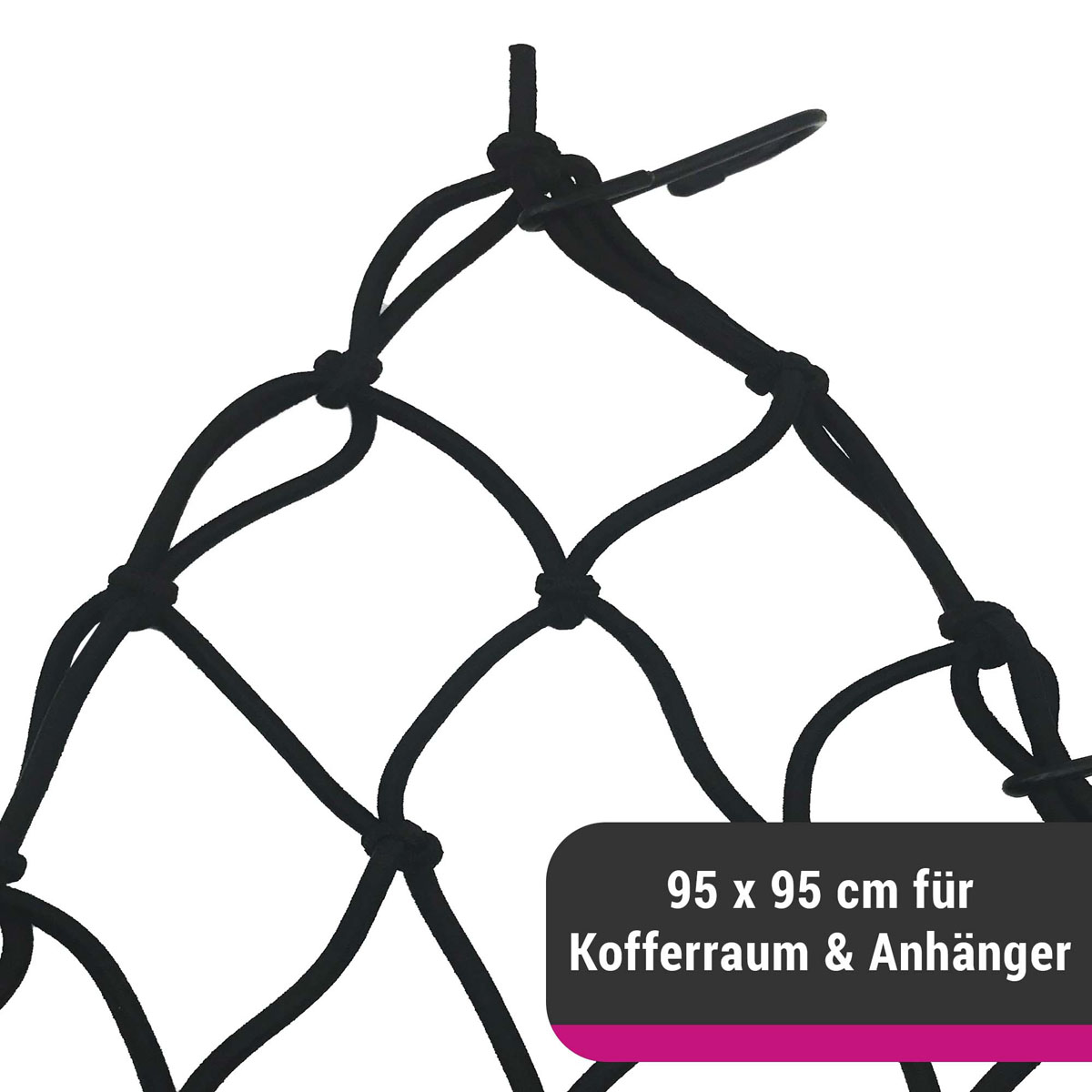 D&W elastisches Gepäcknetz für Kofferraum oder Anhänger 95 x 95 cm D&W elastisches Gepäcknetz für Kofferraum oder Anhänger 95 x 95 cm von D&W