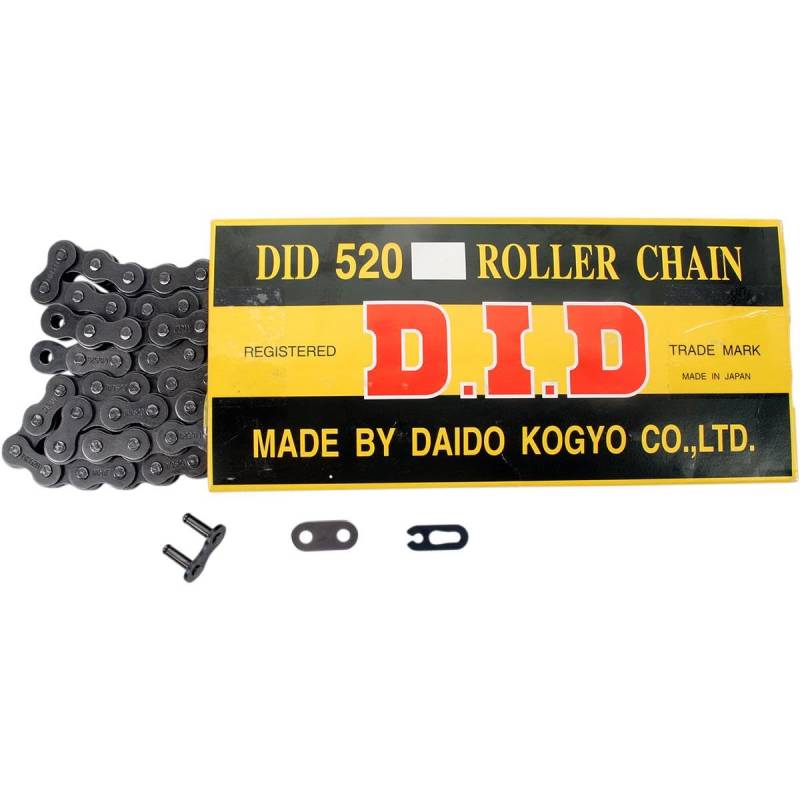DID Kette 520 DID, 130 Glieder (Standard), offen mit Clipschloss von D.I.D