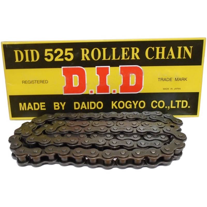 DID Kette 525 DID, 96 Glieder (Standard), offen mit Clipschloss von D.I.D