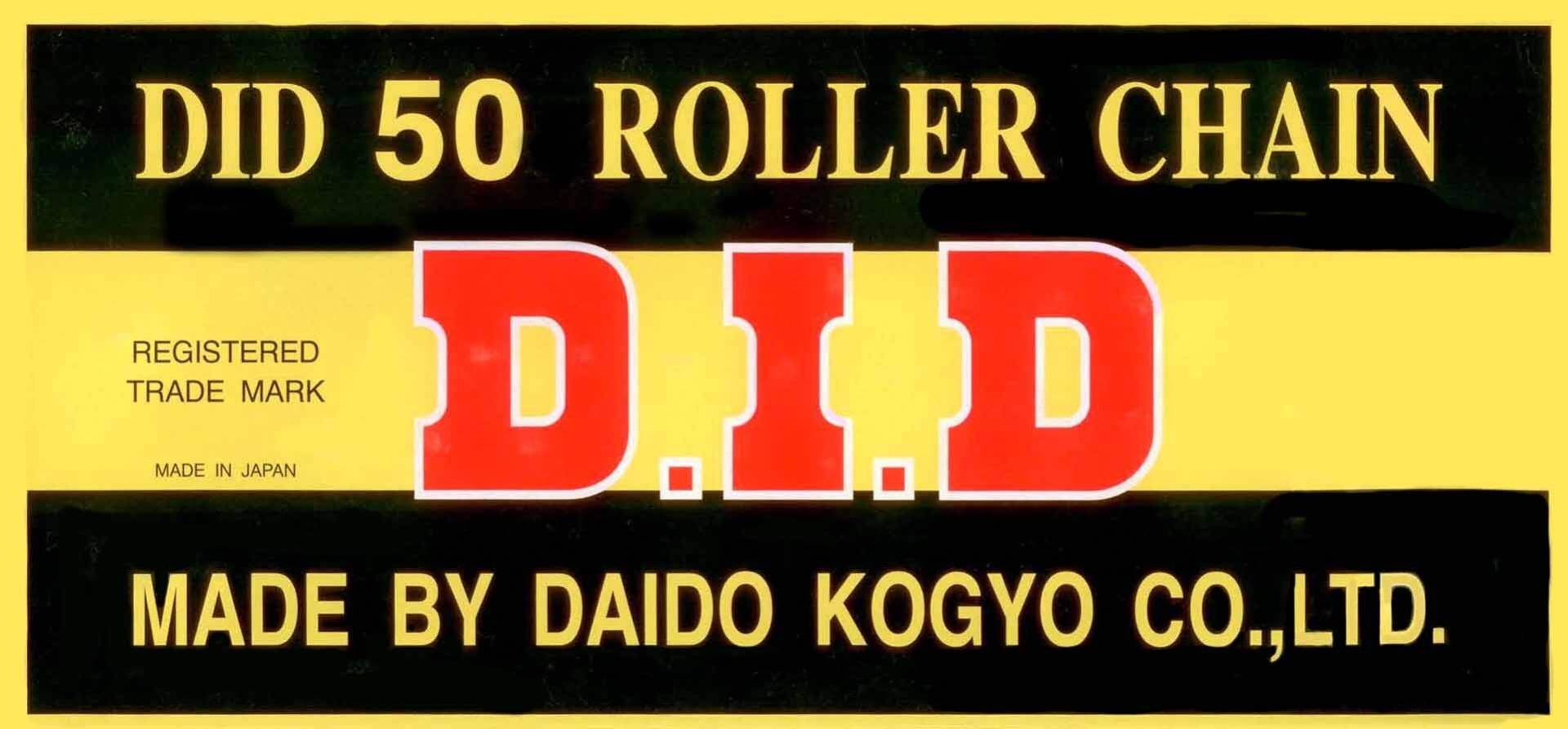 DID Kette 530 Standart verstärkt mit 100 Gliedern offen mit Clip-Schloss DID Kette 530 Standart verstärkt mit 100 Gliedern offen mit Clip-Schloss von D.I.D Racing Chain