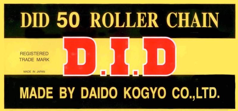 DID Kette 530 Standart verstärkt mit 92 Gliedern offen mit Clip-Schloss von D.I.D Racing Chain