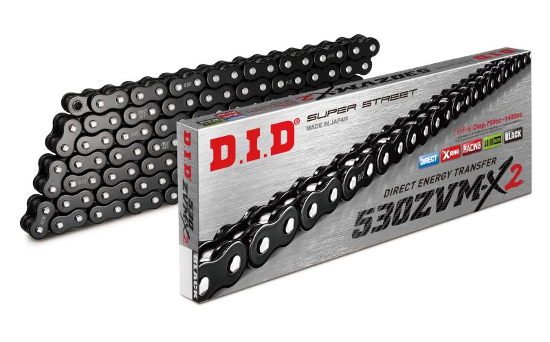 X-Ringkette DID530ZVM-X2(BK&BK)/106N von D.I.D Racing Chain