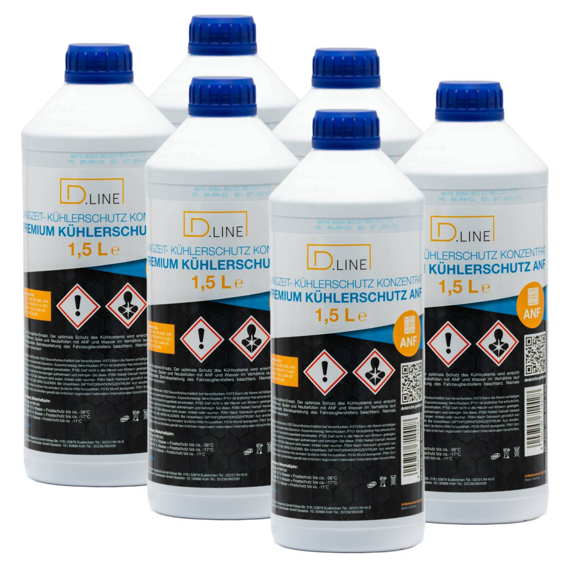 D.LINE Kühlerschutz Konzentrat ANF 40, 1,5 Liter (1) von D.LINE