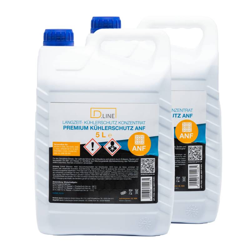 D.LINE Kühlerschutz Konzentrat ANF 40, 5 Liter (1) von D.LINE