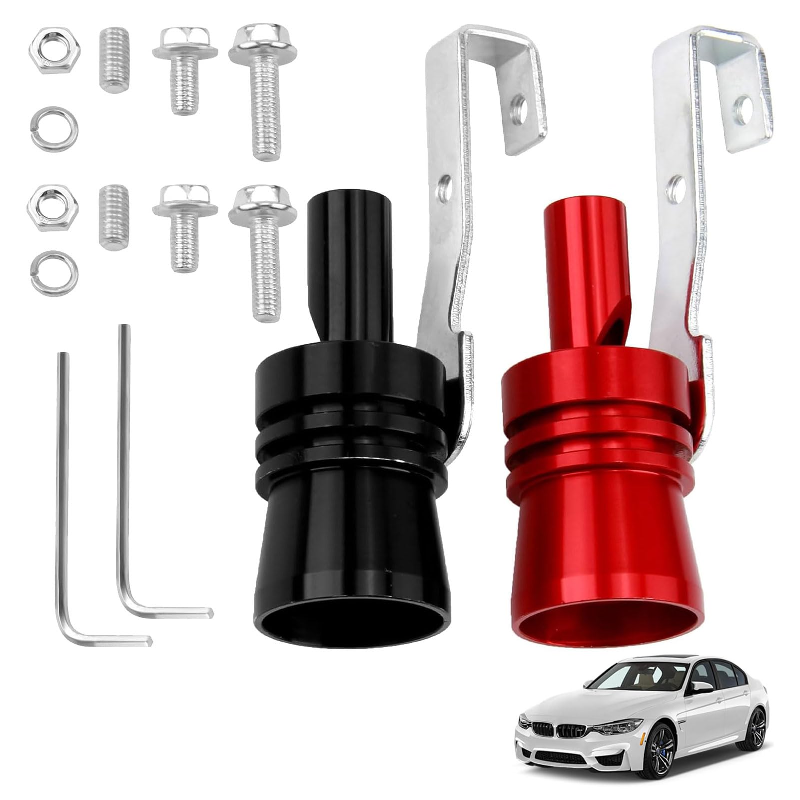 2 Stück Auspuff Sound Booster,Sound Booster,Aluminiumlegierung Auto Turbo,Soundgenerator Auto,Turbo Sound Simulator Pfeife,Autos Endrohr Schalldämpfer Für Automobile Auf Alle Modelle Rot Schwarz 2 Stück Auspuff Sound Booster,Sound Booster,Aluminiumlegierung Auto Turbo,Soundgenerator Auto,Turbo Sound Simulator Pfeife,Autos Endrohr Schalldämpfer Für Automobile Auf Alle Modelle Rot Schwarz von DAAIZIII