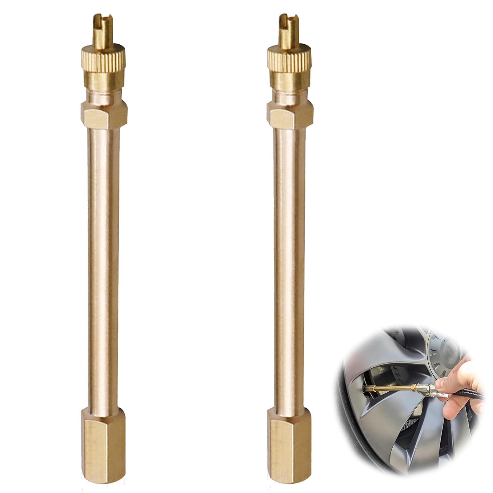 2 Stück Ventilverlängerung Autoventil,Ventilverlängerung,Autoventil Verlängerung 10 Cm Mit Rückschlagventil,Reifenventilverlängerung,Ventilverlängerungen Für Auto,Lkw Kompatibel Mit Reifenventil 2 Stück Ventilverlängerung Autoventil,Ventilverlängerung,Autoventil Verlängerung 10 Cm Mit Rückschlagventil,Reifenventilverlängerung,Ventilverlängerungen Für Auto,Lkw Kompatibel Mit Reifenventil von DAAIZIII