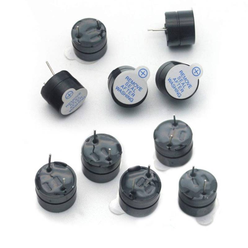 10pcs Dünn 5V Active Alarm 12x9.5mm Active Piezo Summers Für Electronic Accessoire Fitness von DABAIXIONG