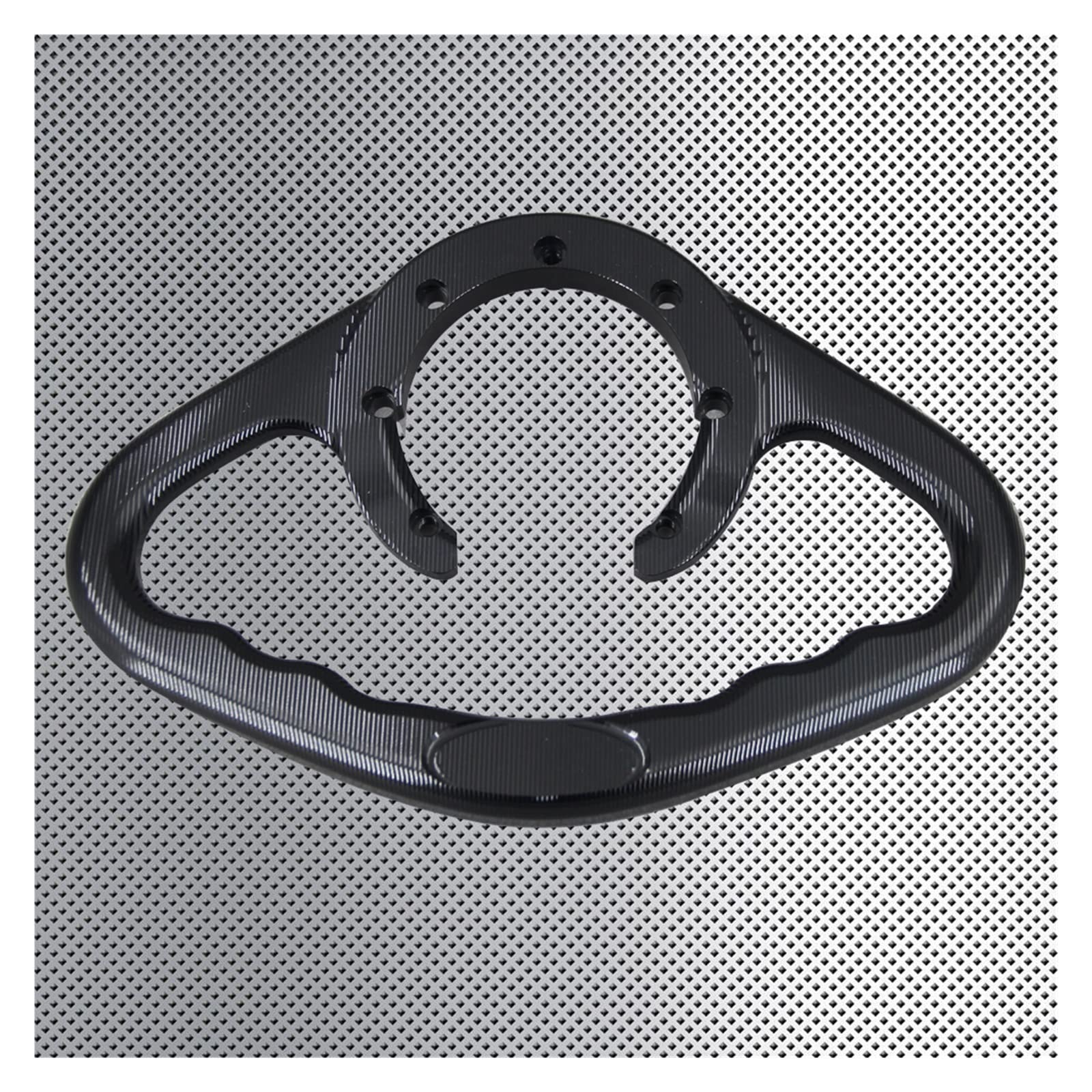 DABAUR Compatible with Yama Ha FJR1300 (alle Jahre) FJR 1300 Motorrad Beifahrer Grab Handgriff Handgriff Tank Armlehne Gas Tank Haltegriff(Black 1) von DABAUR