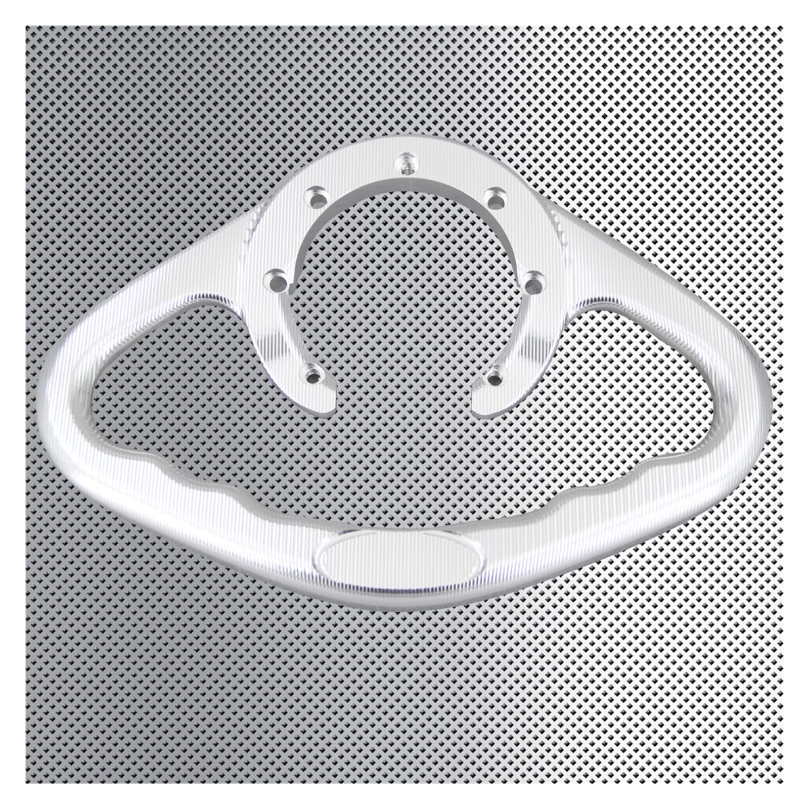 DABAUR Compatible with Yama Ha FJR1300 (alle Jahre) FJR 1300 Motorrad Beifahrer Grab Handgriff Handgriff Tank Armlehne Gas Tank Haltegriff(Silver 1) von DABAUR