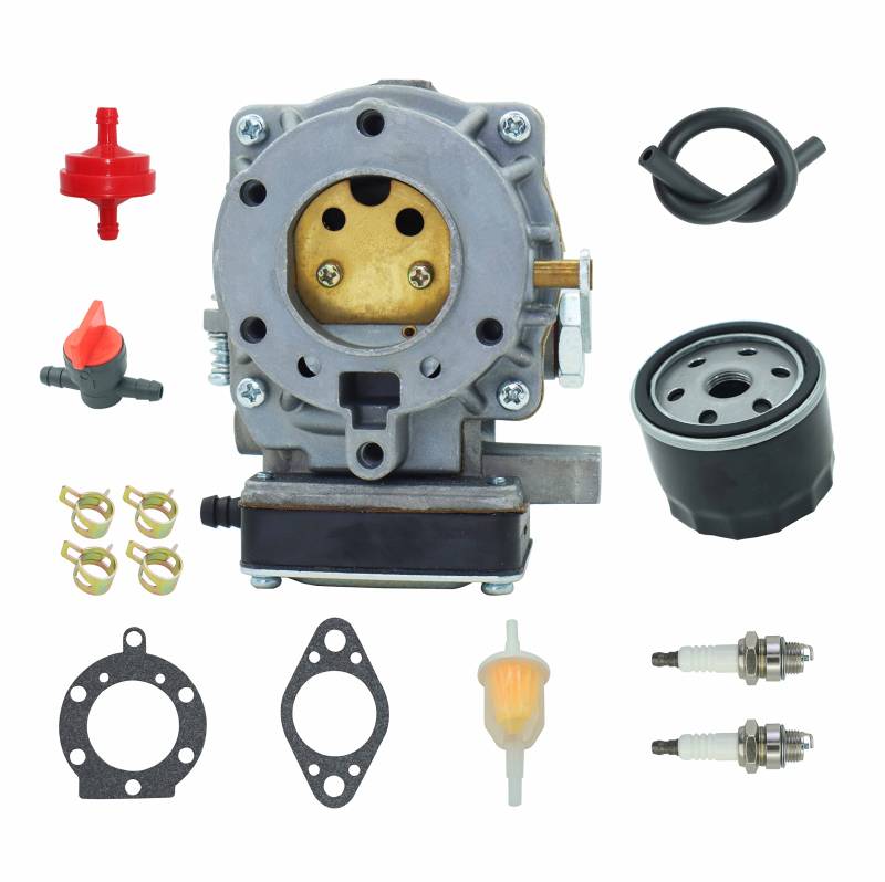 693480 Vergaser für Briggs & Stratton mit 492056 Ölfilter, Vergaser ersetzt 917270821 694056 692815 693479 499306 495181 495026 491427 von DABAZUALY