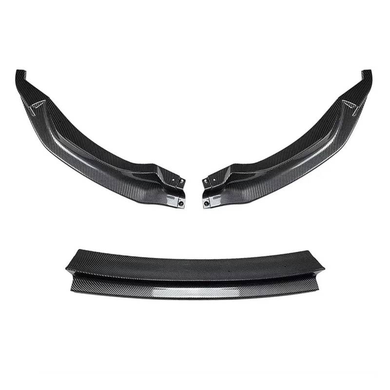 DACOLWZING 3 STÜCKE Auto Frontspoilerlippe Splitter Kompatibel for BMW M3 F80 M4 F82 F83 Diffusor Splitter Abdeckung Gurad Bodykits 2015-2020 Tuning(Carbon Fiber Look) von DACOLWZING