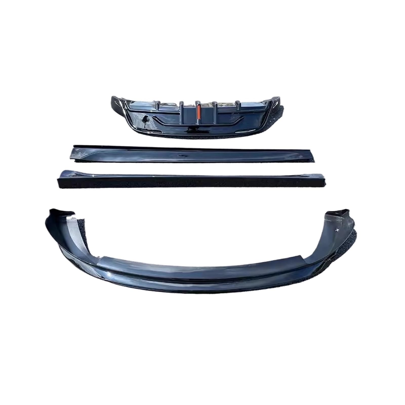 DACOLWZING Auto Body Kit Front Hecklippe Seitenschweller Kompatibel for Tesla -Modell Y Heckspoiler(1) von DACOLWZING