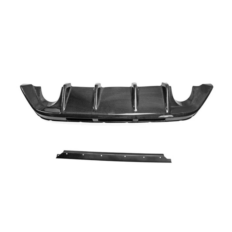 DACOLWZING Auto Body Kit Heckstoßstangendiffusor Autolippe Kompatibel for Focus 2010 MK2 RS Typ Kohlefaser von DACOLWZING
