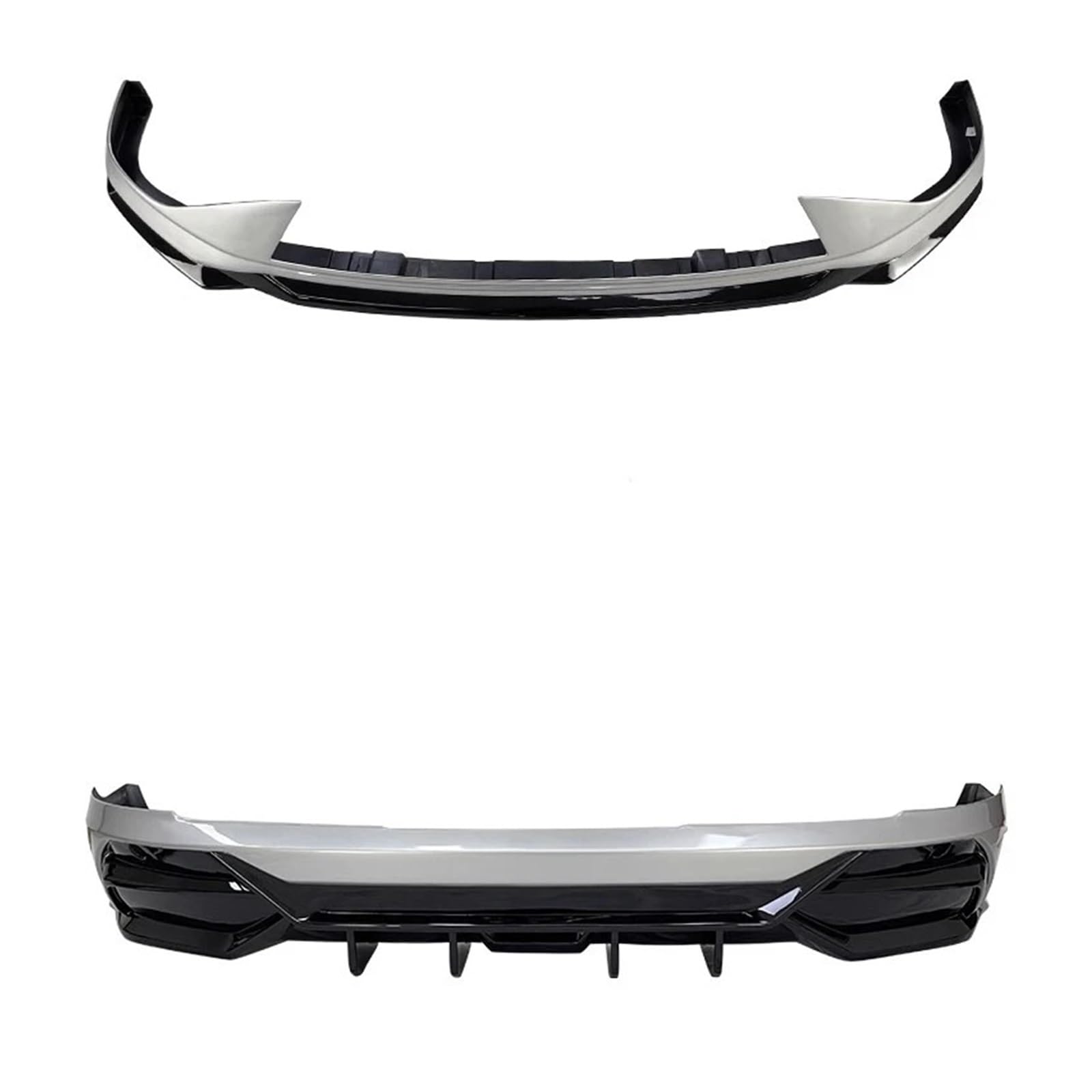 DACOLWZING Auto Body Kit Vorne Hinten Lip Schaufel Seite Rock Montage Surround Auto Zubehör Kompatibel for XPENG G6 2022-2023 Modifiziert(Kit 1) von DACOLWZING
