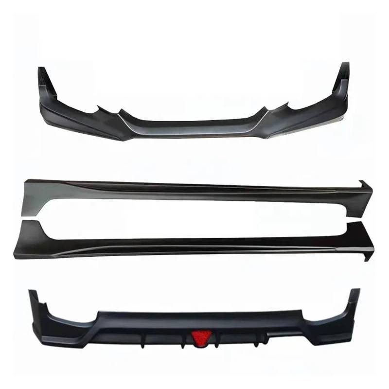 DACOLWZING Auto Bodykit Front Lip Hecklippe Seitenschweller Kompatibel for Jazz 2018 2019 2020 Abs Kunststoff von DACOLWZING