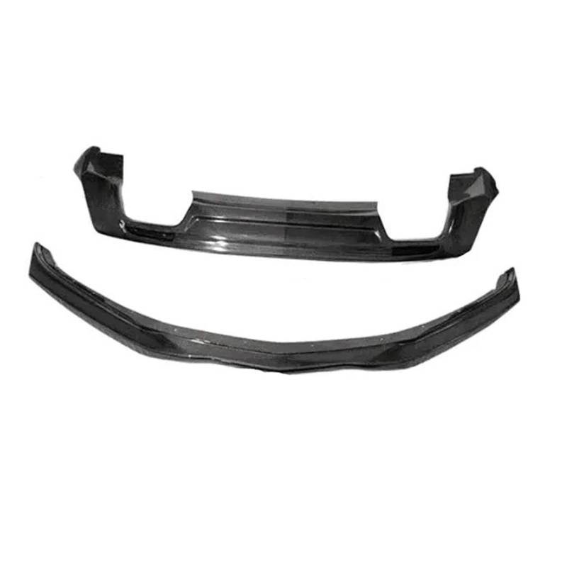 DACOLWZING Auto-Front-Heckstoßstangenlippe, Diffusorabdeckung, Seitenschweller, Spoiler, kompatibel mit Camaro ZL1 2016 2017 2018 2019 2020, echte Kohlefaser(Front And Raer) von DACOLWZING