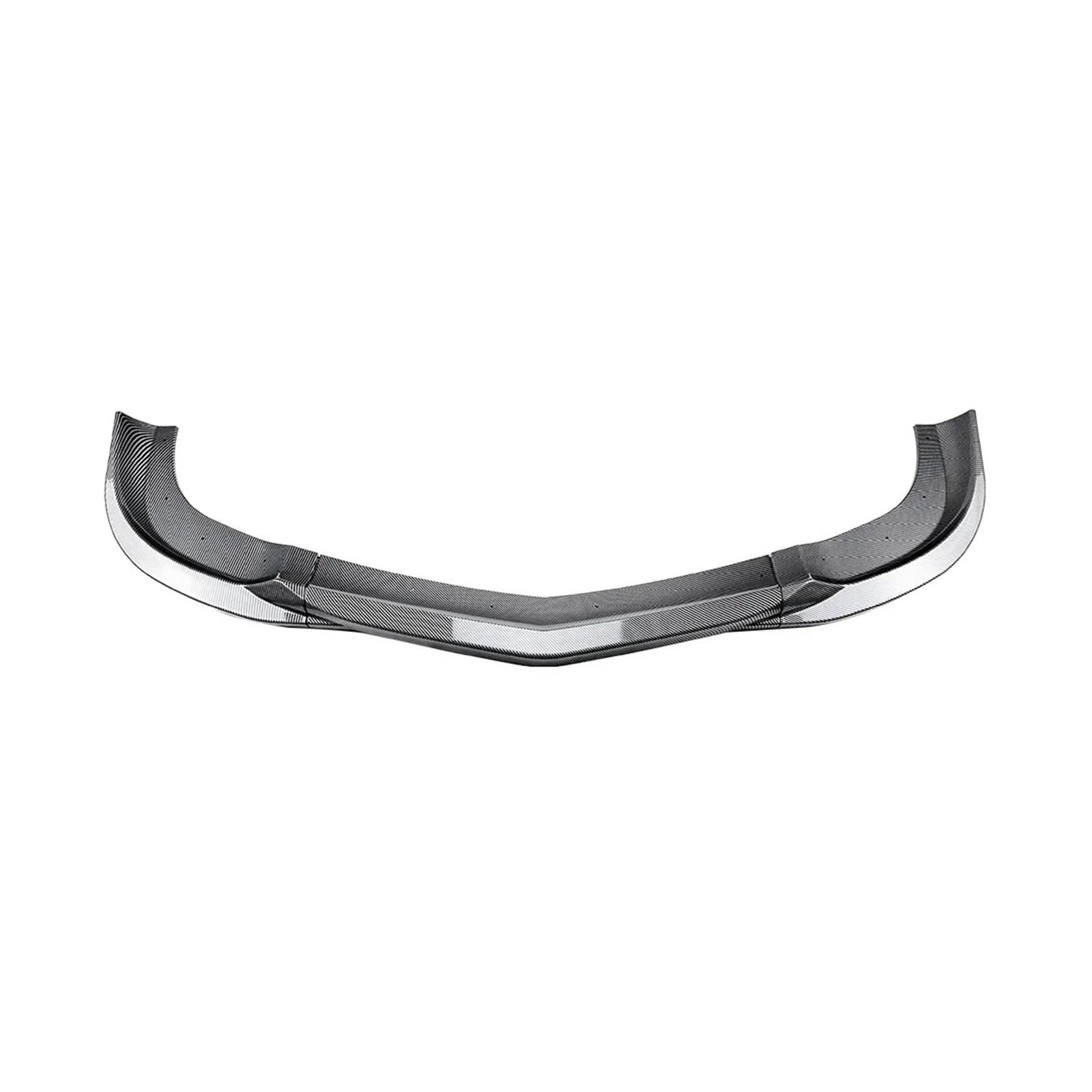 DACOLWZING Auto-Front-Kinnstoßstange Lip Spoiler Splitter Cover Guard Kit Protector Kompatibel for Mercedes Benz C-Klasse C63 AMG W204 Pre 2007-2010(Carbon Look) von DACOLWZING